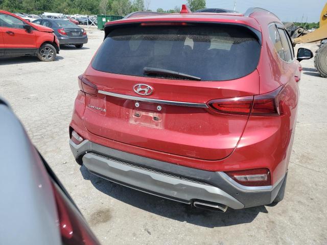 5NMS33AD2LH200403 - 2020 HYUNDAI SANTA FE SEL RED photo 6