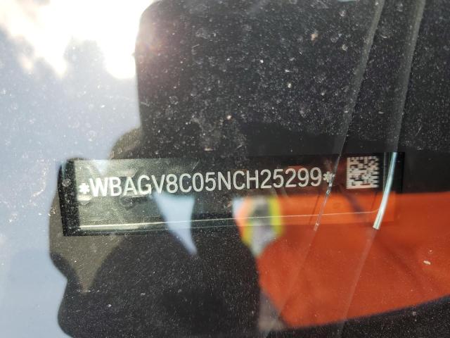WBAGV8C05NCH25299 - 2022 BMW M850XI TURQUOISE photo 12