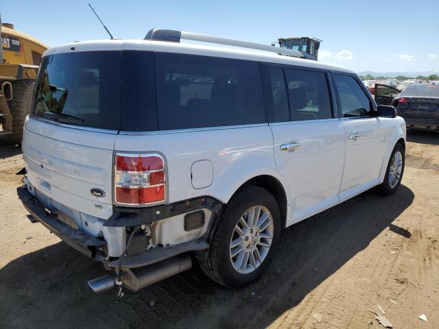 2FMHK6C80KBA31926 - 2019 FORD FLEX SEL WHITE photo 3