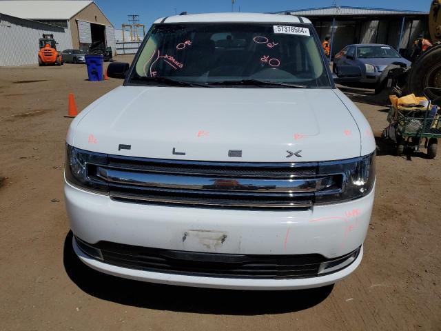 2FMHK6C80KBA31926 - 2019 FORD FLEX SEL WHITE photo 5