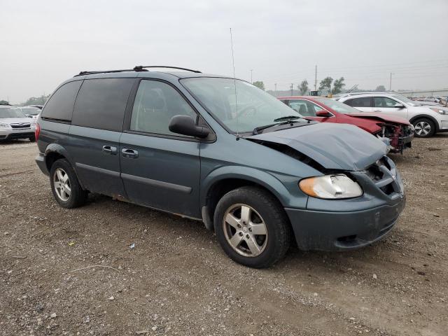 1D4GP45R27B161654 - 2007 DODGE CARAVAN SXT BLUE photo 4