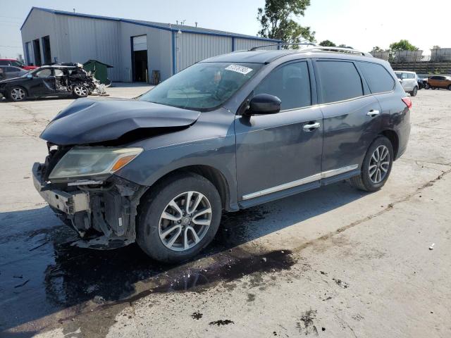 5N1AR2MN8DC643773 - 2013 NISSAN PATHFINDER S CHARCOAL photo 1