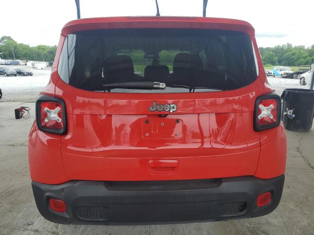 ZACNJAAB1LPL82933 - 2020 JEEP RENEGADE SPORT RED photo 6