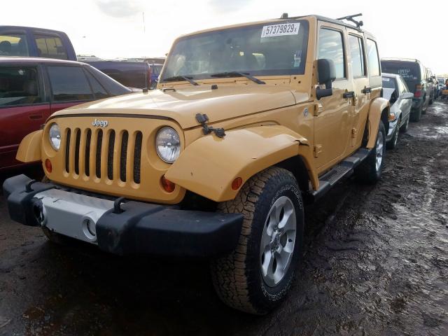 1C4BJWEG7DL688999 - 2013 JEEP WRANGLER UNLIMITED SAHARA  ფოტო 2
