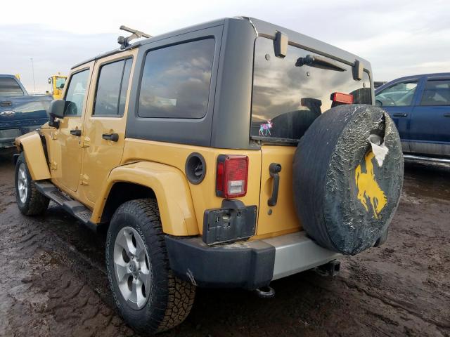 1C4BJWEG7DL688999 - 2013 JEEP WRANGLER UNLIMITED SAHARA  photo 3