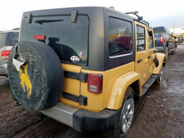 1C4BJWEG7DL688999 - 2013 JEEP WRANGLER UNLIMITED SAHARA  ფოტო 4