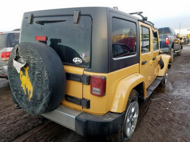 1C4BJWEG7DL688999 - 2013 JEEP WRANGLER UNLIMITED SAHARA  photo 4