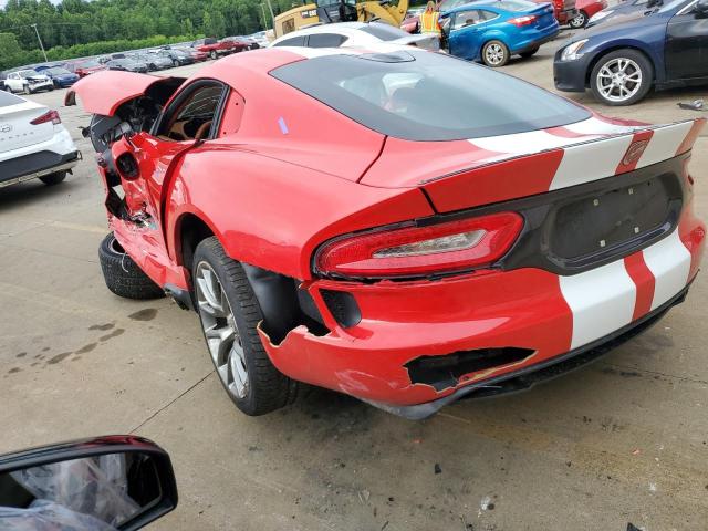 1C3ADEBZ1EV100155 - 2014 DODGE VIPER GTS RED photo 2