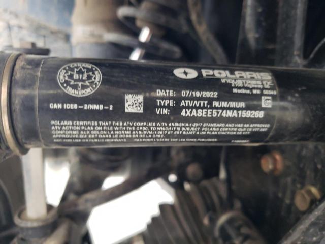 4XASEE574NA159268 - 2022 POLARIS SPORTSMAN 570 EPS 蓝色 照片 10