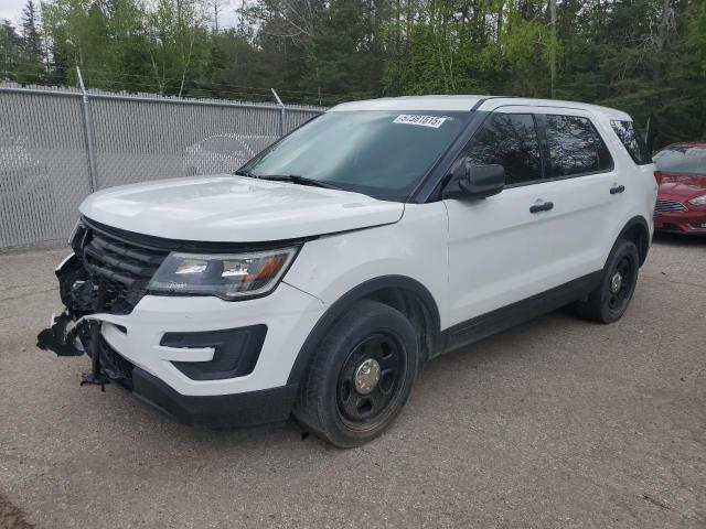 1FM5K8AR6KGA94256 - 2019 FORD EXPLORER POLICE INTERCEPTOR 白色 照片 1