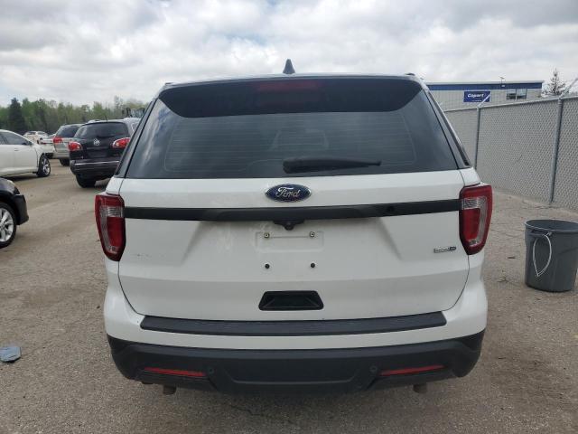 1FM5K8AR6KGA94256 - 2019 FORD EXPLORER POLICE INTERCEPTOR 白色 照片 6