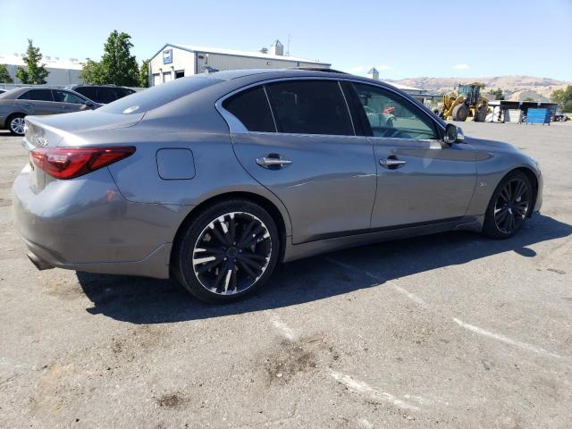 JN1EV7AP4JM360445 - 2018 INFINITI Q50 LUXE GRAY photo 3