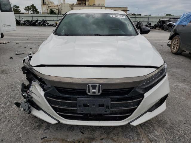 1HGCV1F38MA087220 - 2021 HONDA ACCORD SPORT WHITE photo 5