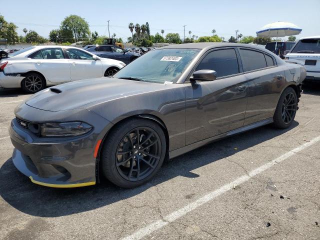 2C3CDXGJ7LH204436 - 2020 DODGE CHARGER SCAT PACK GRAY photo 1