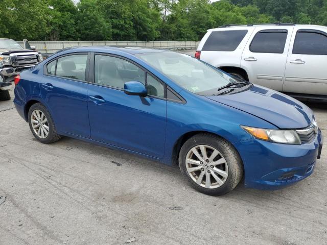 2HGFB2F86CH501098 - 2012 HONDA CIVIC EX BLUE photo 4