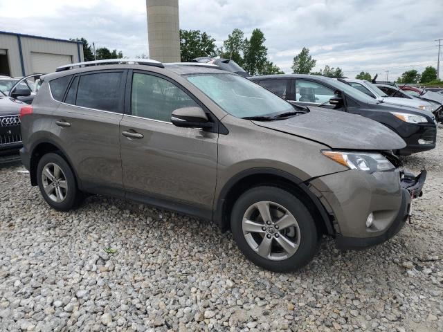 JTMRFREV8FD125151 - 2015 TOYOTA RAV4 XLE TAN photo 4