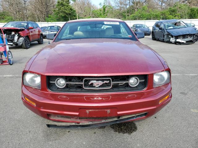 1ZVHT84N075349068 - 2007 FORD MUSTANG RED photo 5