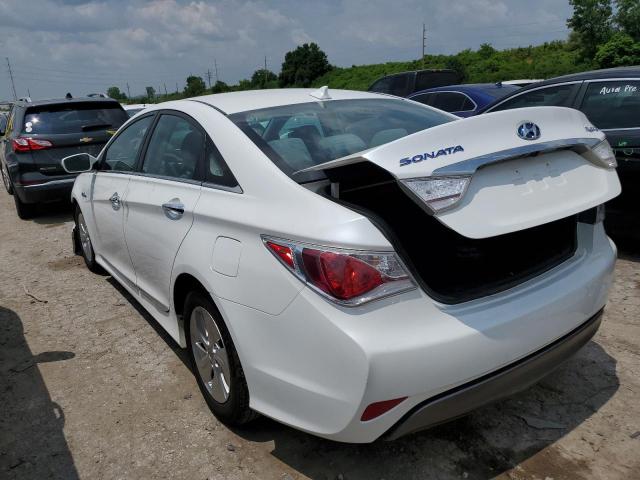 KMHEC4A4XEA117409 - 2014 HYUNDAI SONATA HYBRID WHITE photo 2