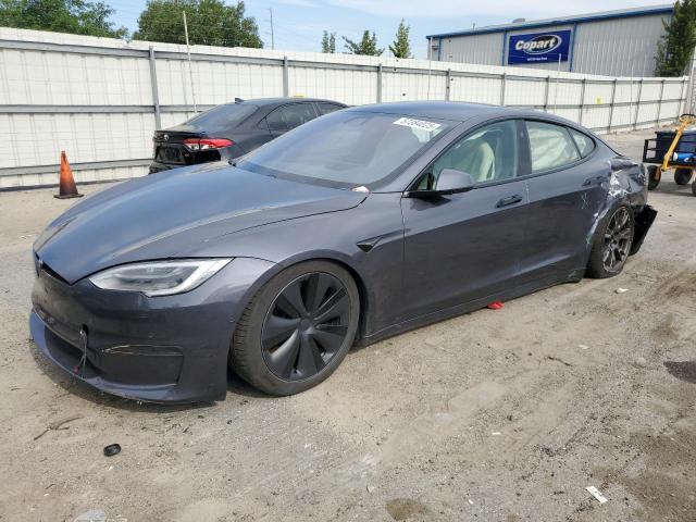 5YJSA1E5XNF471212 - 2022 TESLA MODEL S 银色 照片 1
