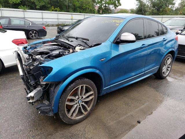 5UXXW7C33H0U26268 - 2017 BMW X4 XDRIVEM40I BLUE photo 1