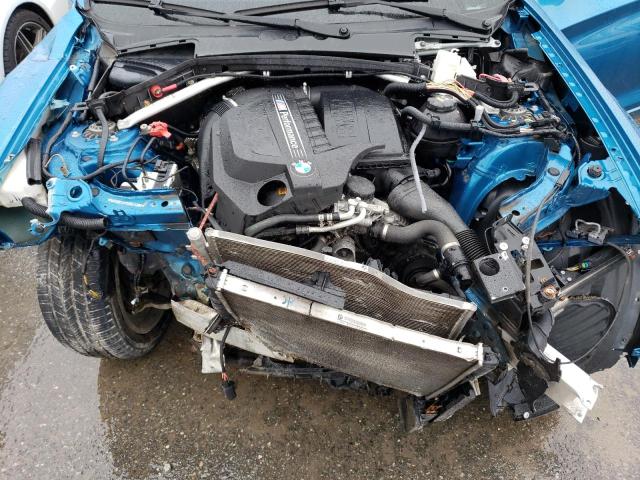 5UXXW7C33H0U26268 - 2017 BMW X4 XDRIVEM40I BLUE photo 12