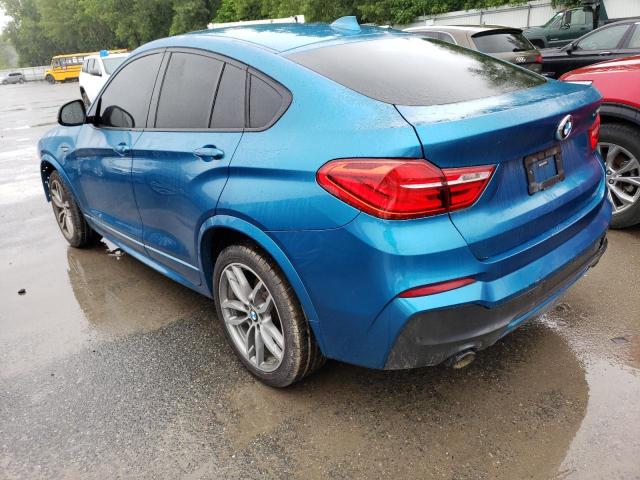 5UXXW7C33H0U26268 - 2017 BMW X4 XDRIVEM40I BLUE photo 2