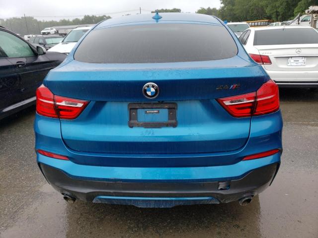 5UXXW7C33H0U26268 - 2017 BMW X4 XDRIVEM40I BLUE photo 6