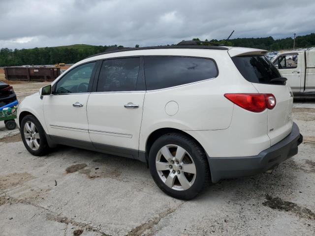 1GNKVLED0CJ157671 - 2012 CHEVROLET TRAVERSE LTZ WHITE photo 2