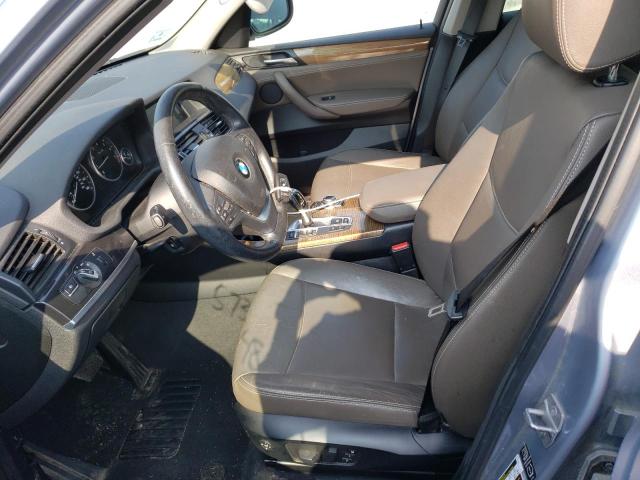 5UXWX7C52E0E79391 - 2014 BMW X3 XDRIVE35I BLUE photo 7