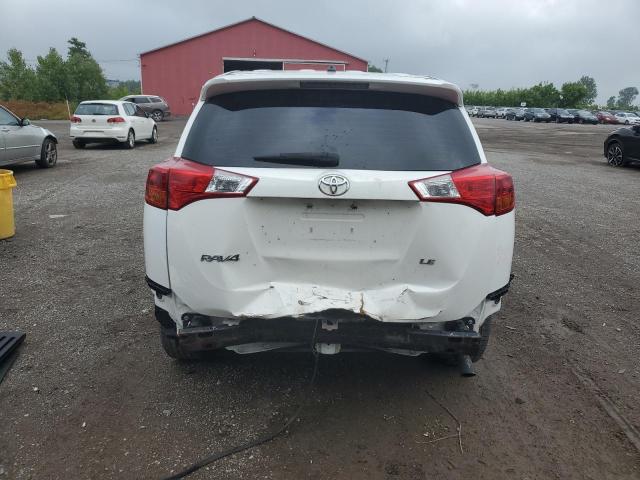 2T3ZFREV6FW229902 - 2015 TOYOTA RAV4 LE WHITE photo 6