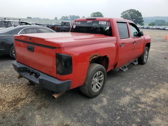 3GCEK13Y47G539718 - 2007 CHEVROLET SILVERADO K1500 CREW CAB RED photo 3