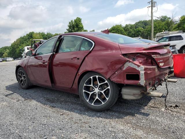 2G4GL5EX0H9198049 - 2017 BUICK REGAL SPORT TOURING BURGUNDY photo 2