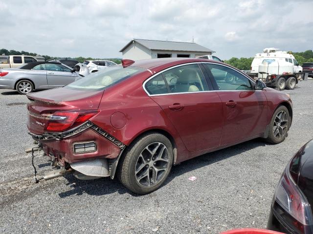 2G4GL5EX0H9198049 - 2017 BUICK REGAL SPORT TOURING BURGUNDY photo 3