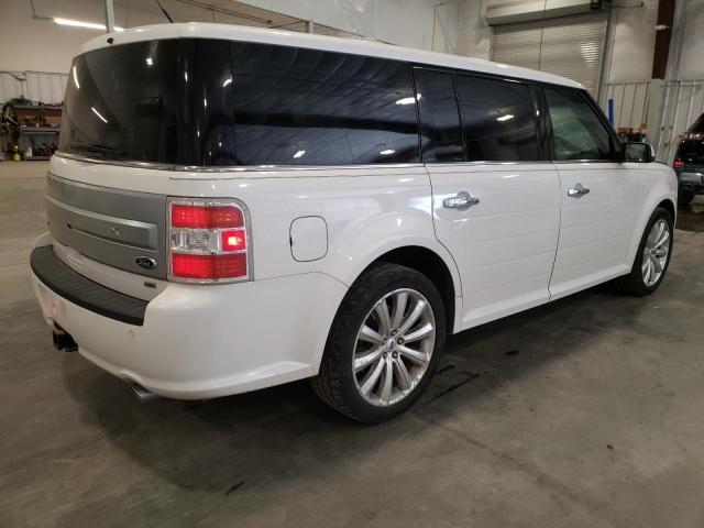 2FMHK6D81DBD20539 - 2013 FORD FLEX LIMITED WHITE photo 3