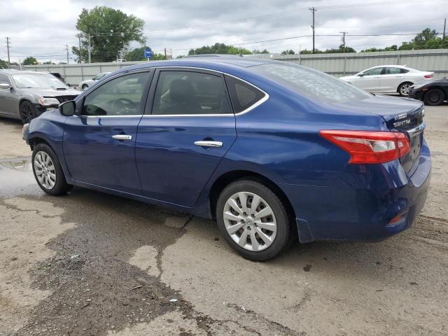 3N1AB7AP9HY364313 - 2017 NISSAN SENTRA S BLUE photo 2