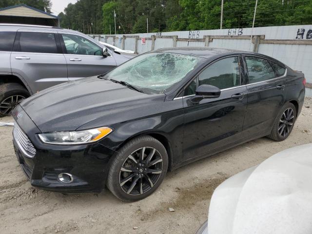 3FA6P0G79GR244321 - 2016 FORD FUSION S BLACK photo 1