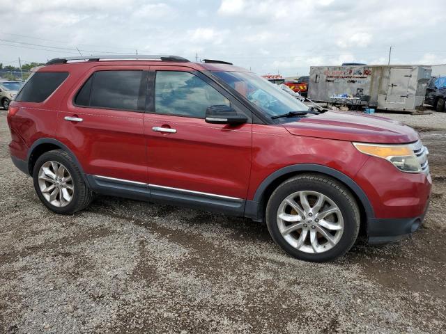 1FM5K7D86DGC24360 - 2013 FORD EXPLORER XLT RED photo 4