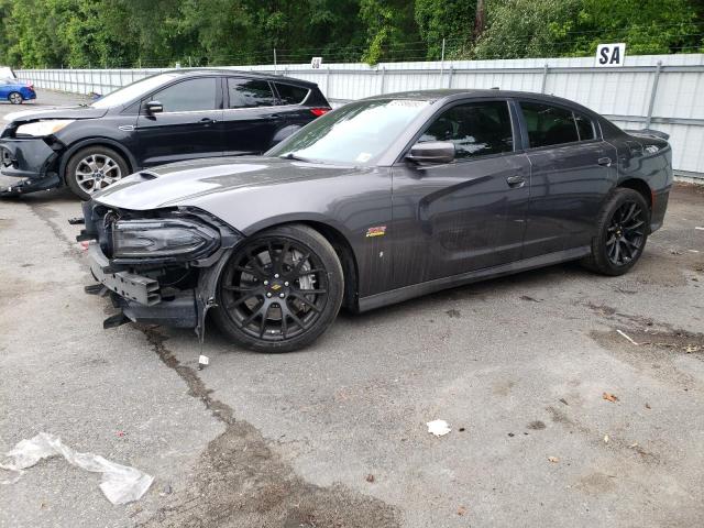 2C3CDXGJ6JH272496 - 2018 DODGE CHARGER R/T 392 GRAY photo 1