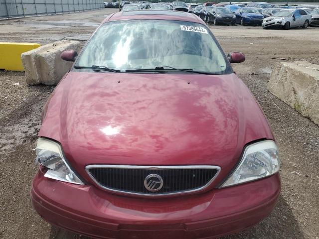 1MEHM55S43G631861 - 2003 MERCURY SABLE LS PREMIUM RED photo 5