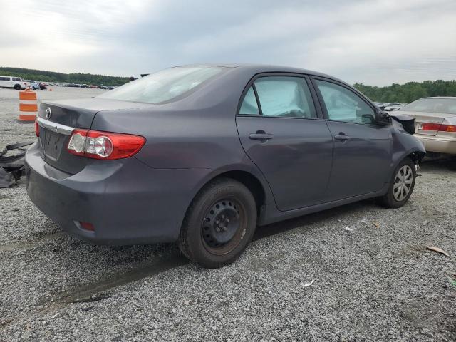 2T1BU4EE2BC707148 - 2011 TOYOTA COROLLA BASE Մոխրագույն լուսանկար 3