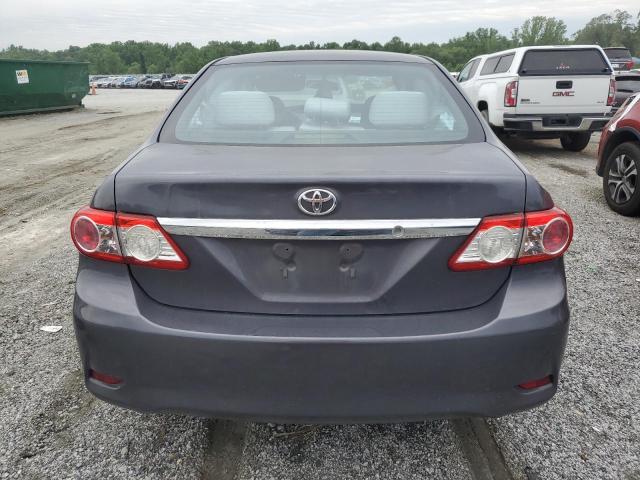 2T1BU4EE2BC707148 - 2011 TOYOTA COROLLA BASE Մոխրագույն լուսանկար 6