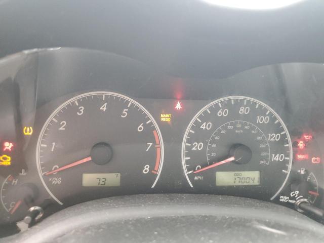 2T1BU4EE2BC707148 - 2011 TOYOTA COROLLA BASE Մոխրագույն լուսանկար 9