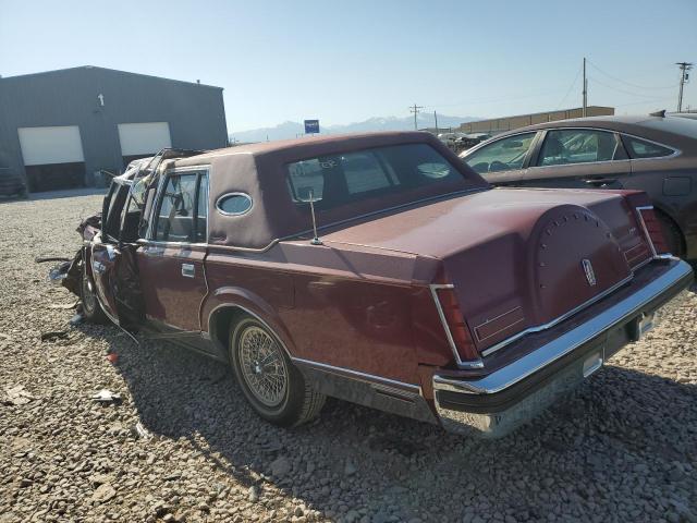 1MRBP96F0CY645402 - 1982 LINCOLN MARK VI BURGUNDY photo 2