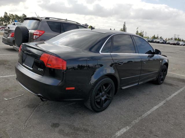 WAUAF78E78A006649 - 2008 AUDI A4 2.0T BLACK photo 3