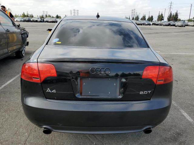 WAUAF78E78A006649 - 2008 AUDI A4 2.0T BLACK photo 6