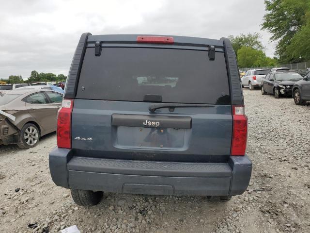 1J8HG48K97C607527 - 2007 JEEP COMMANDER BLUE photo 6