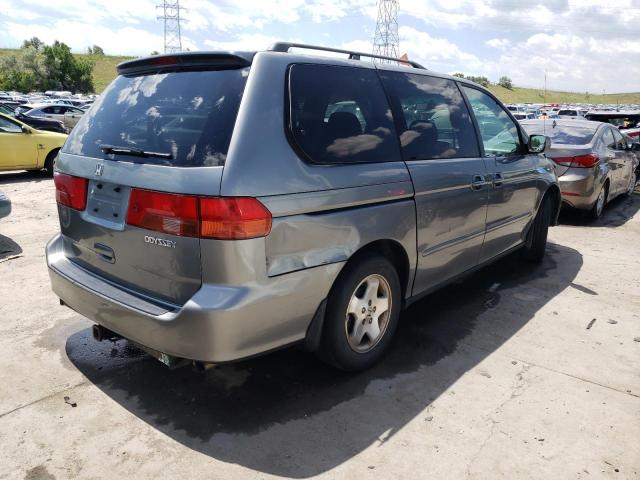 2HKRL186X1H592542 - 2001 HONDA ODYSSEY EX GRAY photo 3