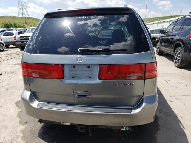 2HKRL186X1H592542 - 2001 HONDA ODYSSEY EX GRAY photo 6