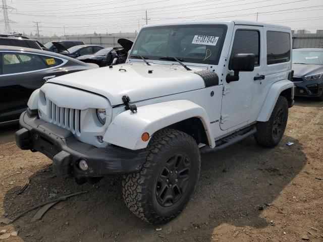 1C4GJWBG6GL222009 - 2016 JEEP WRANGLER SAHARA WHITE photo 1