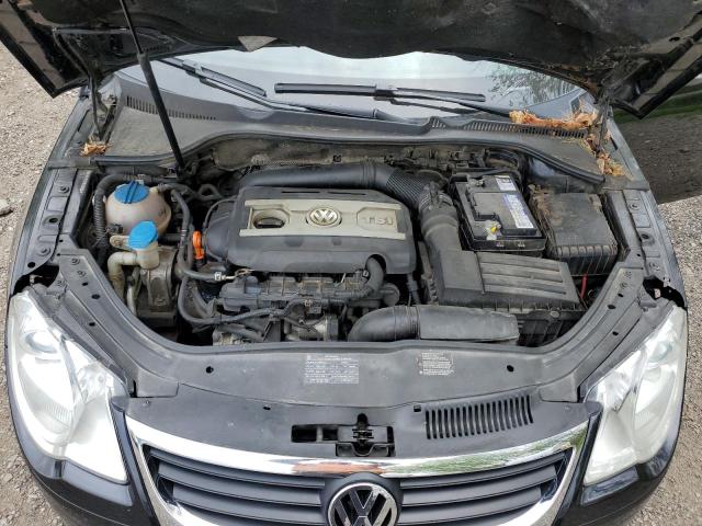 WVWFA71FX9V018122 - 2009 VOLKSWAGEN EOS LUX Սև լուսանկար 11